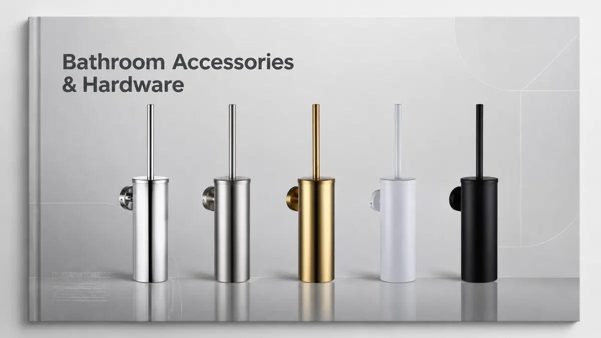 Bathroom accessories and hardware catalog