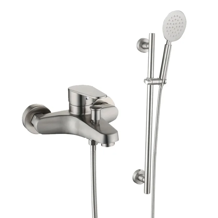 Wall-Mounted Single-Handle Shower Faucet Set