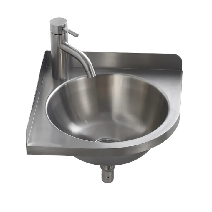 304 Stainless Steel Corner Wall-mounted Basin