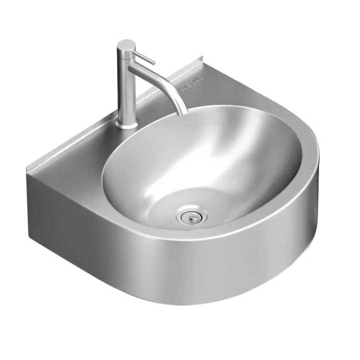 304 Stainless Steel Wall-mounted Round Basin