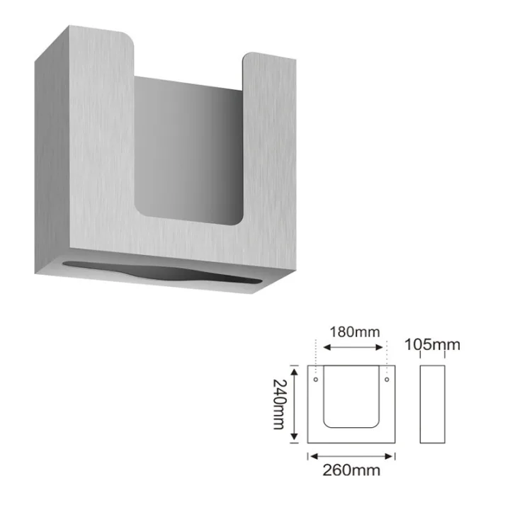 304 Stainless Steel Wall-mounted Toilet Seat Paper Dispenser Bracket