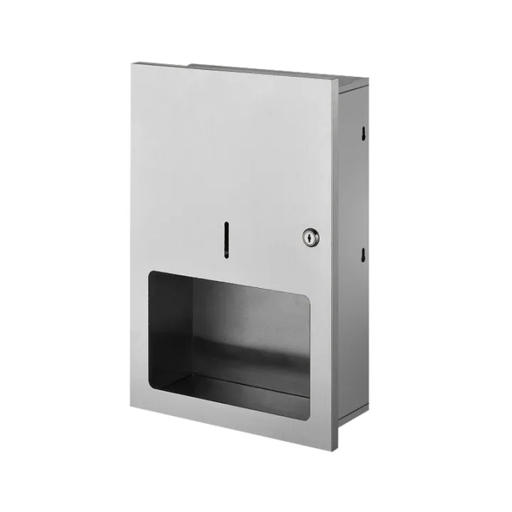 304 Stainless Steel Surface-mounted Hand Towel Dispenser