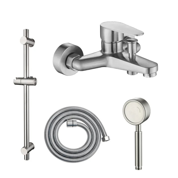 Wall-Mounted Single-Handle Shower Faucet Set
