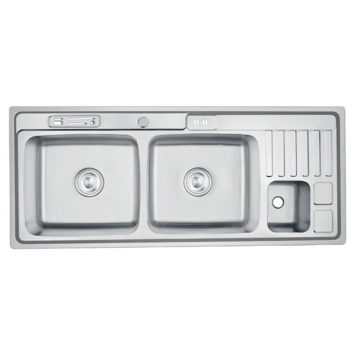 Stainless Steel Sink With Trash Can