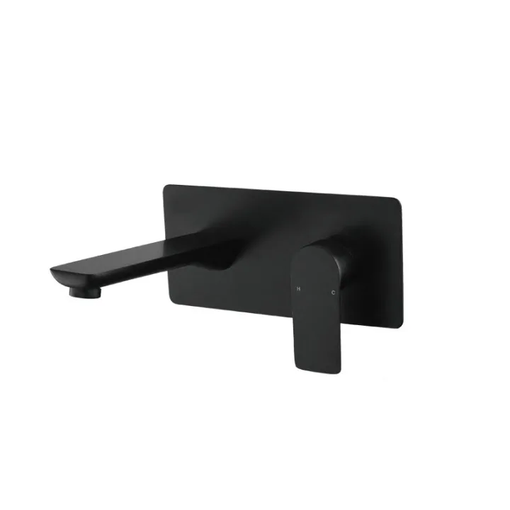 Square Wall-Mounted Concealed Basin Mixer
