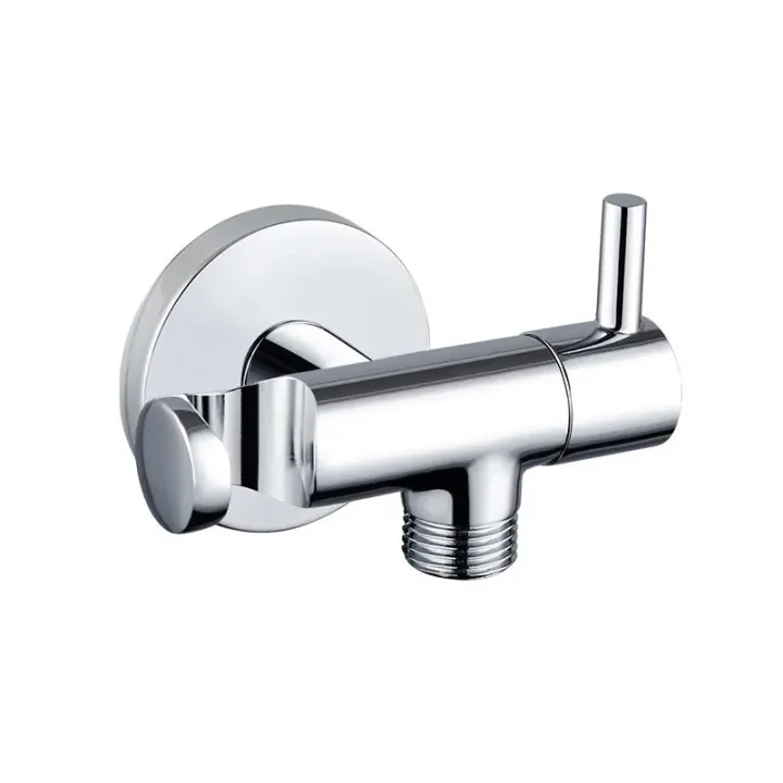 Round Concealed Wall-Mounted Shower Bidet Sprayer Holder