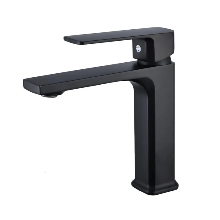 Short Single-Lever Square Faucet Mixer