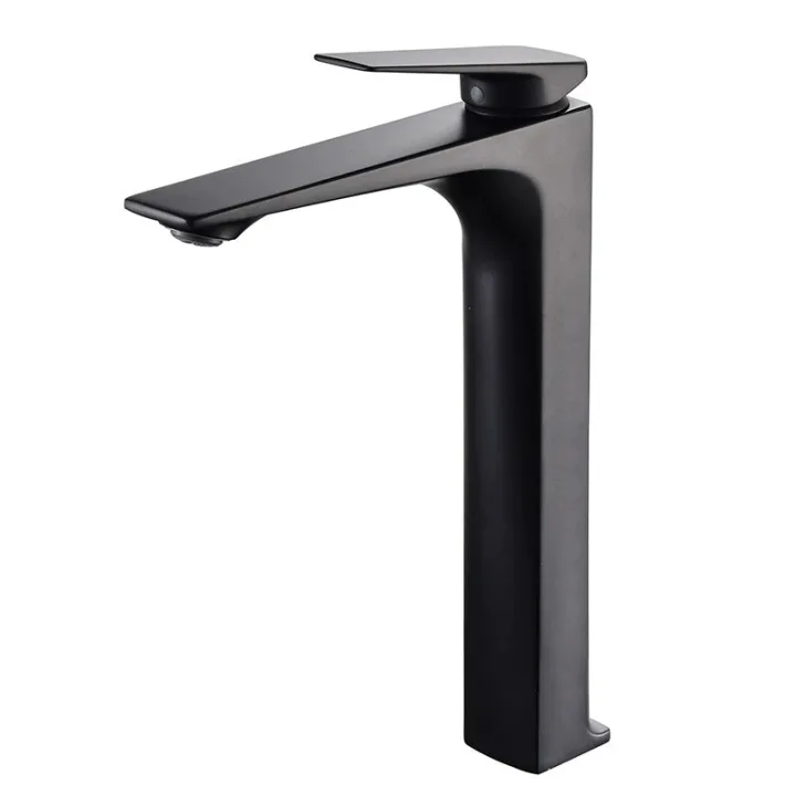 Taller Deck-Mounted Basin Faucet Mixer