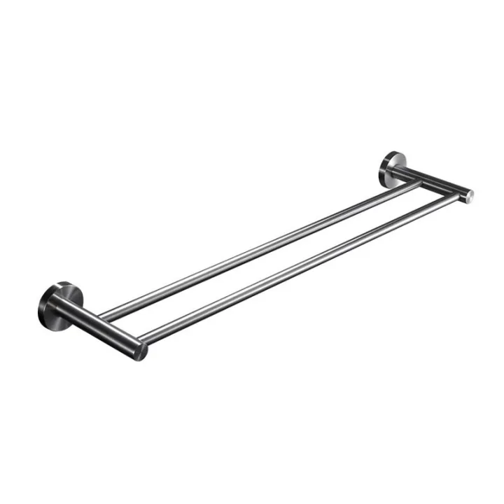 Wall-Mounted Double Towel Rod Bar