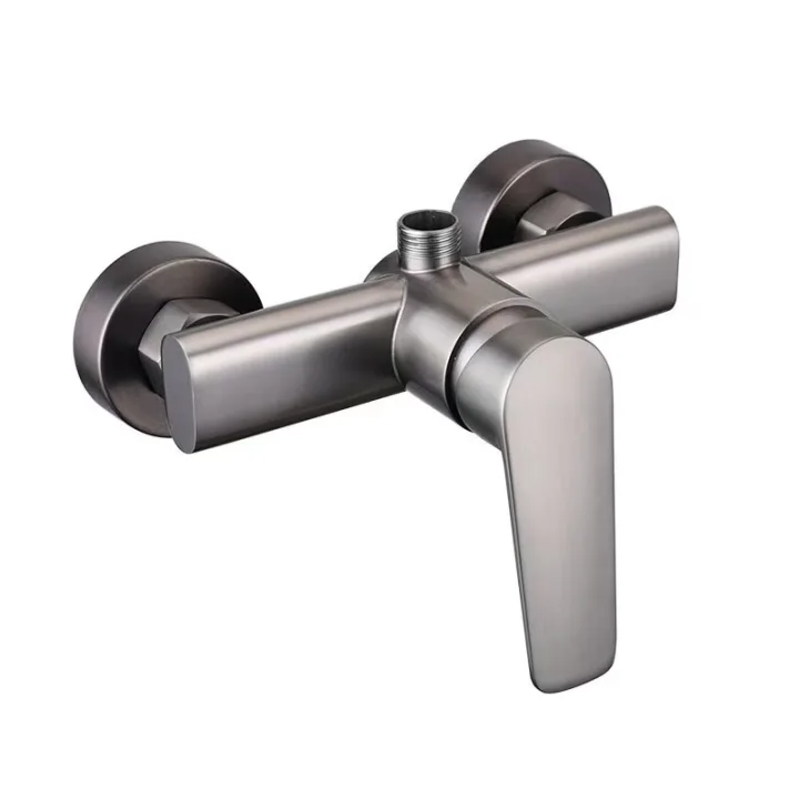 Wall-Mounted Single-Handle Shower Faucet Set