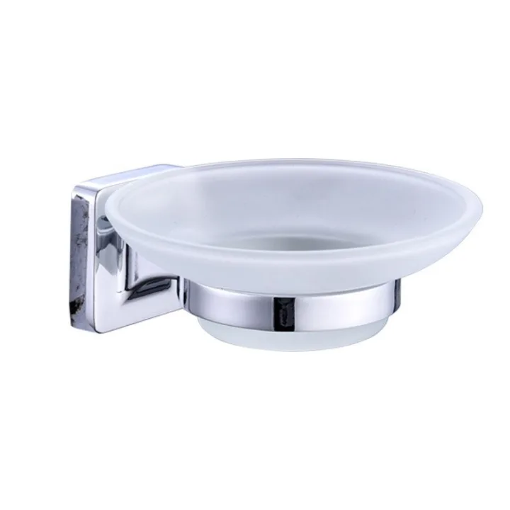 H-Series Square Base Soap Dish Glass Cup