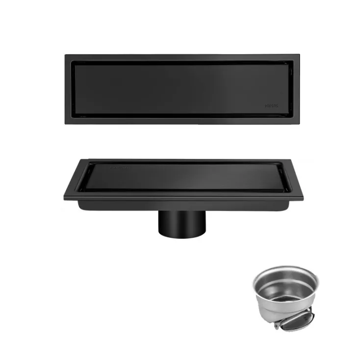 Linear Floor Drain for Bathroom & Shower 10*30cm