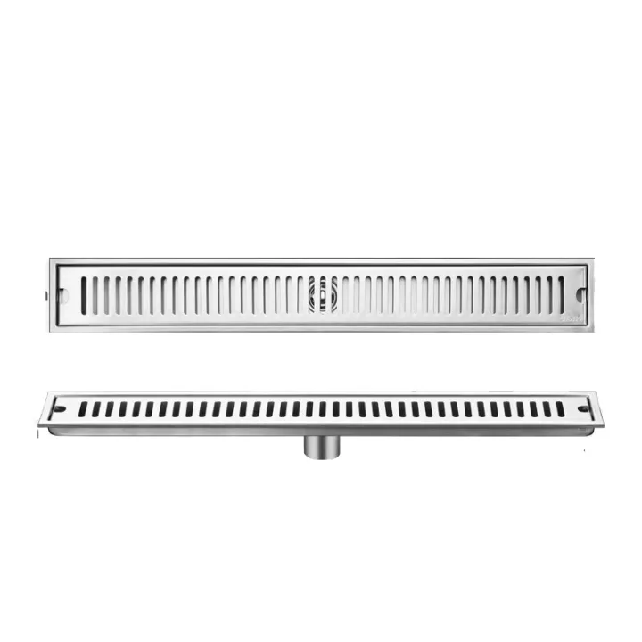 Linear Floor Drain Horizontal Slotted Grate 10*120c