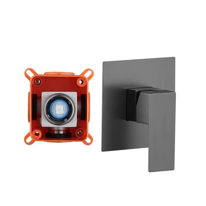 Concealed 1-Outlet Bath-shower mixer Valve with diverter Complete Box