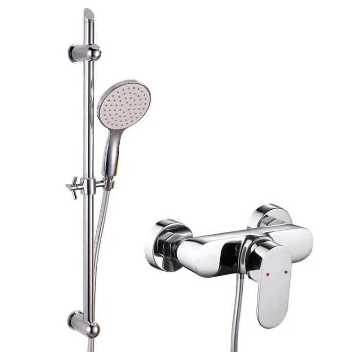 Wall-Mounted Single-Handle Bath Shower Faucet