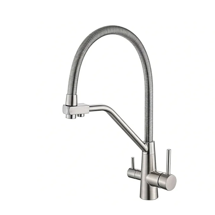 3 Way Filter Double-Handle Kitchen Faucet