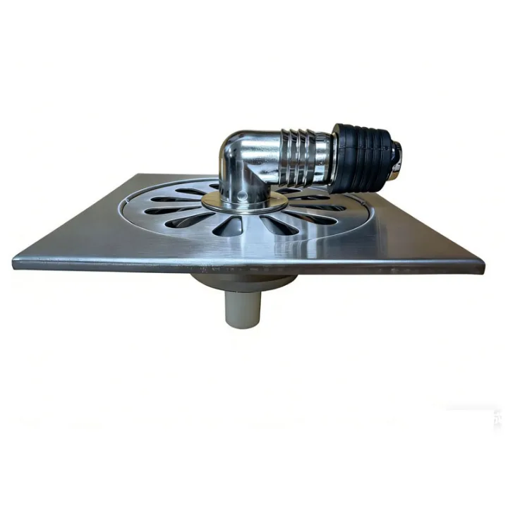 Split-type Floor Drain with Washing Machine Connector and Anti-Spill Pipe 12*12cm