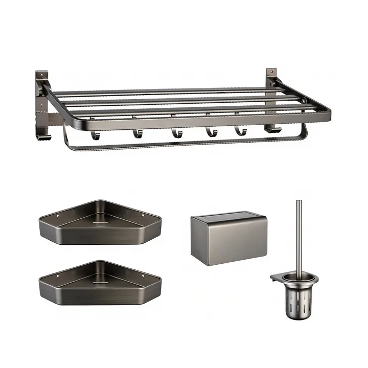 Wall-Mounted Towel Rack