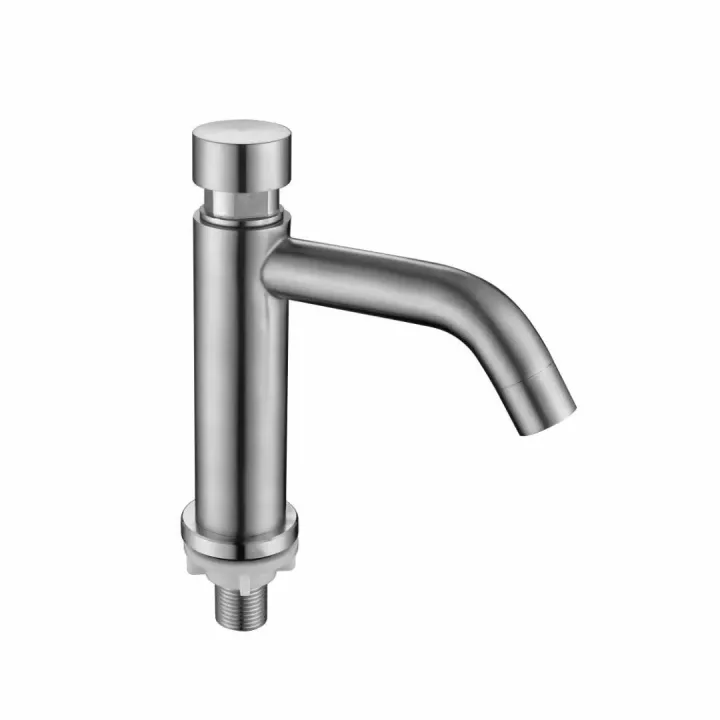 Deck-mounted Cold Faucet, Tall Neck