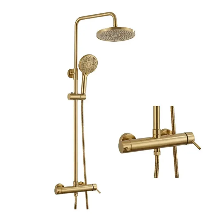 Dual-Function Rainfall Side-Open Shower Set