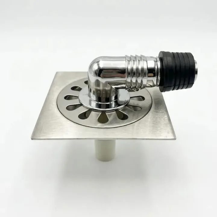 Washing Machine Floor Drain with Overflow Pipe & Adaptor