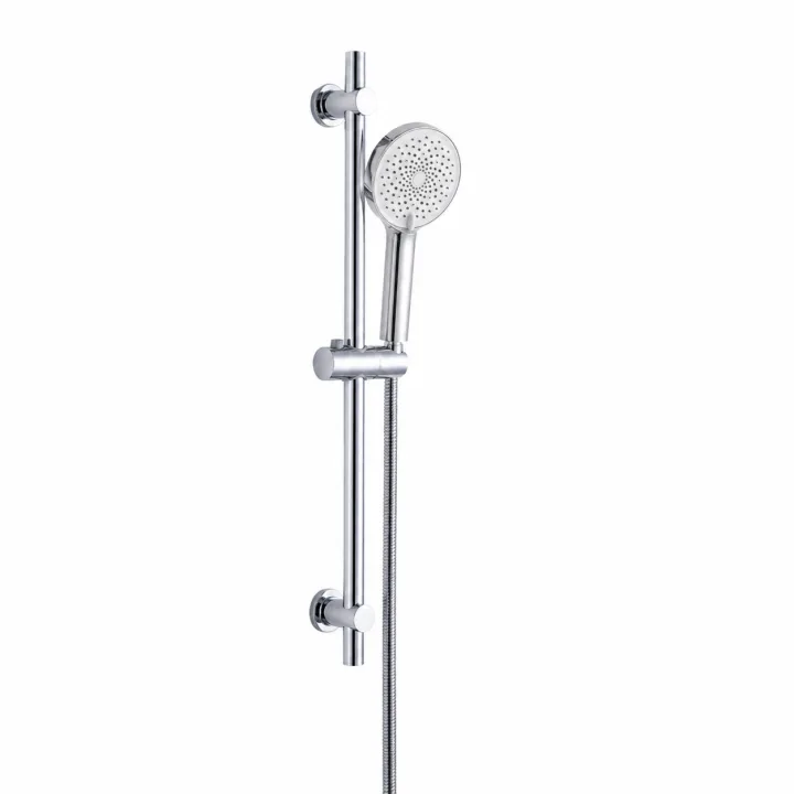 Shower Set with Sliding Bar+Showerhead+Hose+Elbow Connector