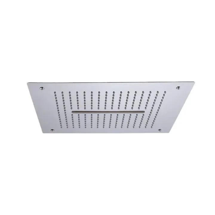 16-Inch Ceiling Mounted Concealed Square Rain Shower Head (400x400mm)