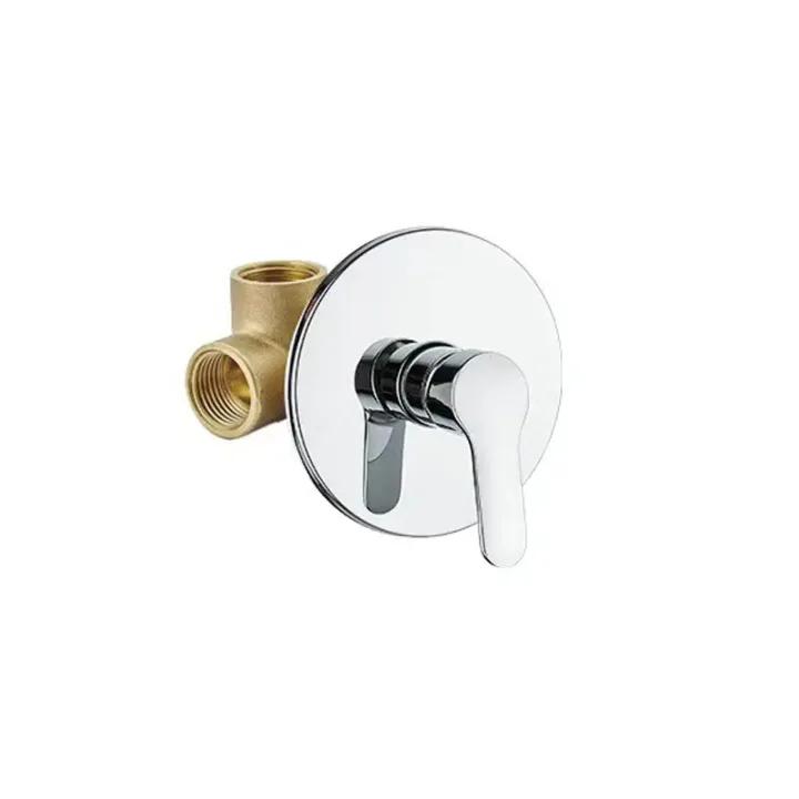 Concealed 1-Outlet Bath-shower mixer Valve with diverter