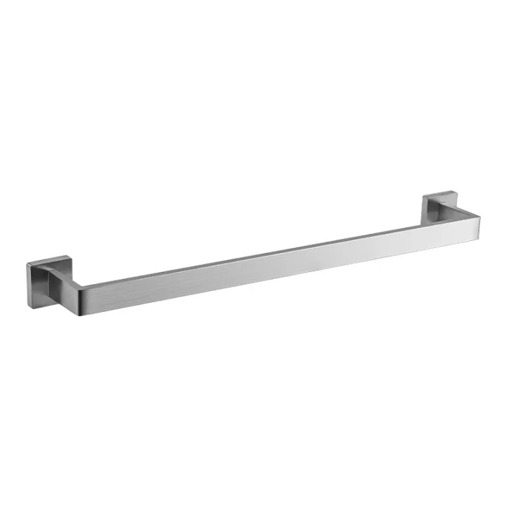 F-Series Square Base Single Bar Towel Rack