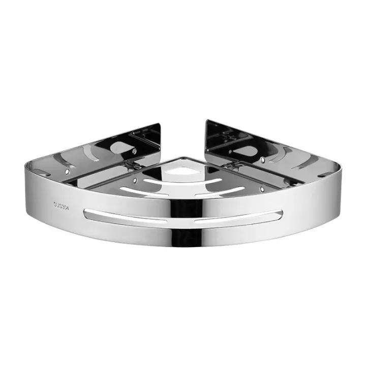 Stainless Steel A1 Single Layer Corner Shelf