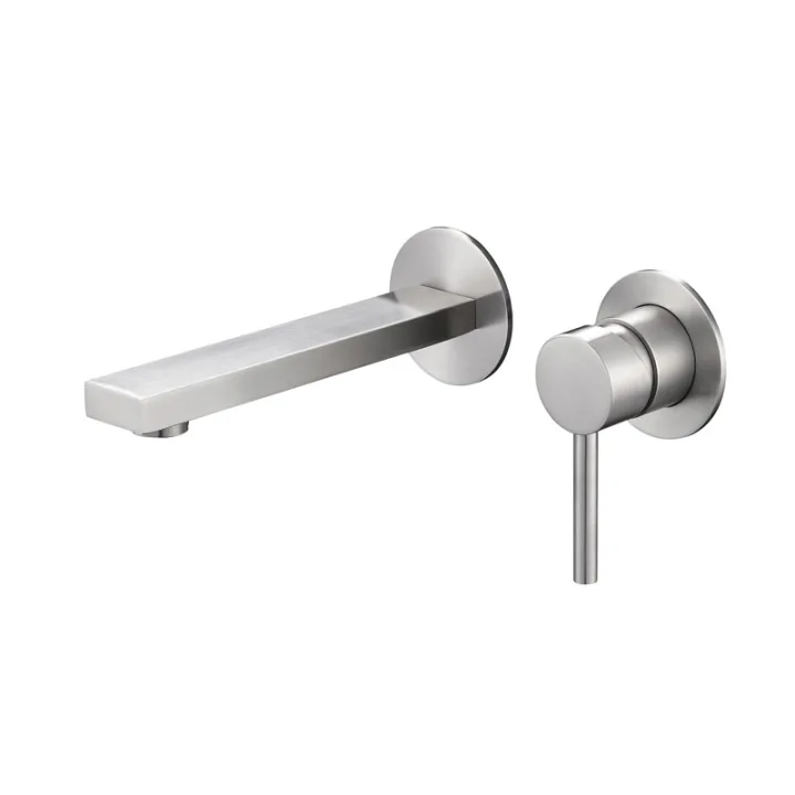 Round Wall-Mounted Concealed Basin Mixer