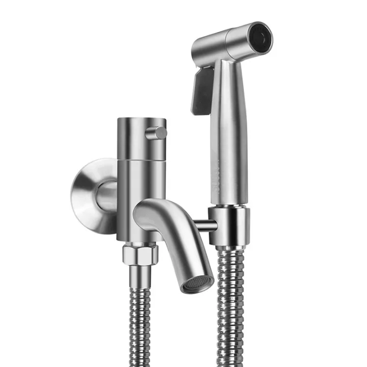 Two-way Round Faucet with Sprayer Set