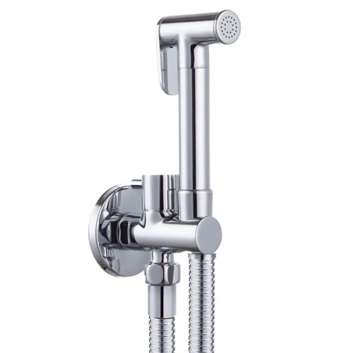 Round Concealed Wall-Mounted Bidet Sprayer Kit