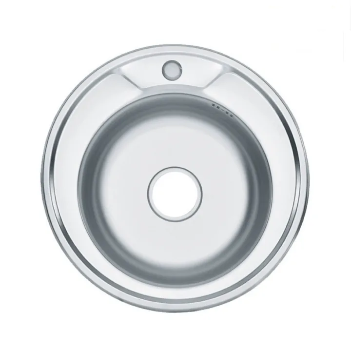 Circular RV Bar Kitchen Sink Single Bowl